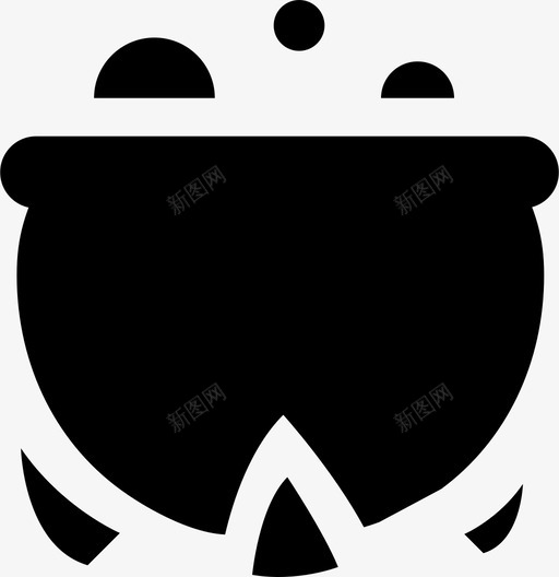 锅女巫大锅万圣节svg_新图网 https://ixintu.com 女巫 大锅 万圣节