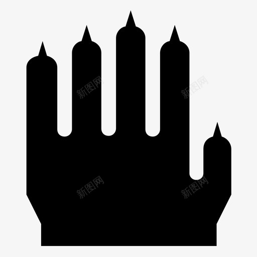 万圣节鬼手鬼手svg_新图网 https://ixintu.com 鬼手 万圣节