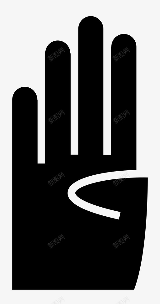 四数数手指svg_新图网 https://ixintu.com 数数 手指 指手 数手