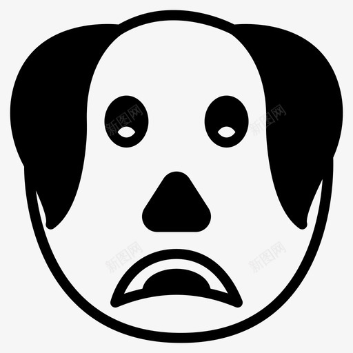担忧表情符号悲伤svg_新图网 https://ixintu.com 表情 符号 笑脸 担忧 悲伤 第二