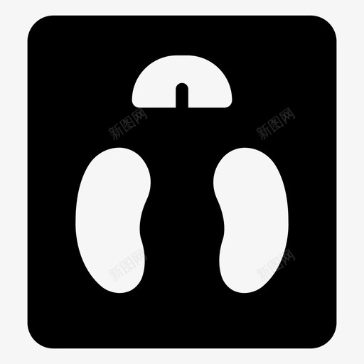 体重秤身体保健svg_新图网 https://ixintu.com 体重 身体 保健 健康 健身