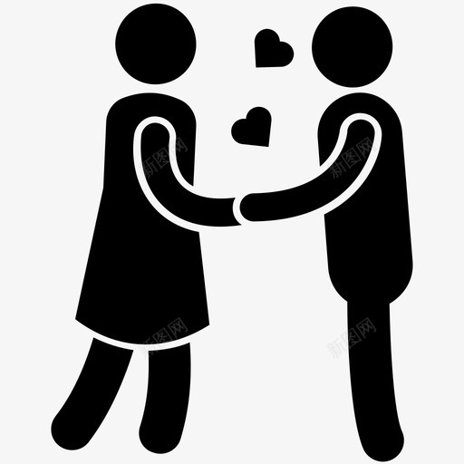 情侣求婚情侣约会情侣情感svg_新图网 https://ixintu.com 情侣 求婚 之爱 约会 情感 婚礼 铭文 图标