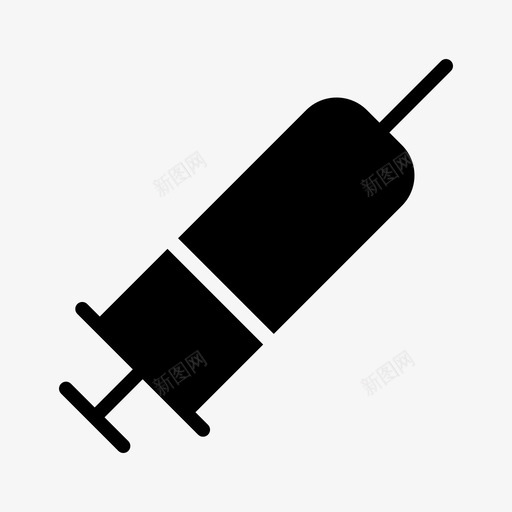 注射器医疗疫苗svg_新图网 https://ixintu.com 注射器 医疗 疫苗 基本 图标