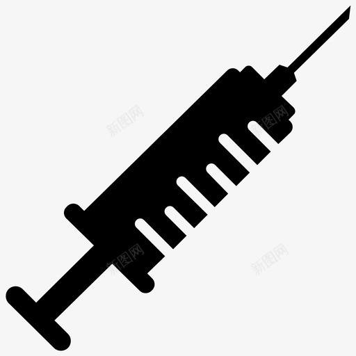 可注射毒物药物滥用药物注射svg_新图网 https://ixintu.com 注射 毒物 药物 滥用 注射器 符号 实心 图标