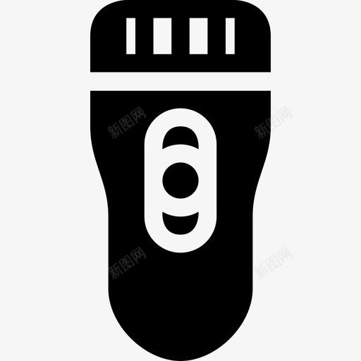 电动剃须刀剃须刀面部svg_新图网 https://ixintu.com 电动剃须刀 剃须刀 面部 头发 小黑