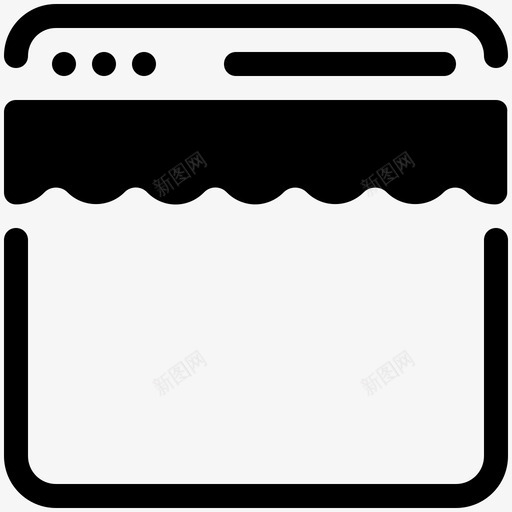 网上商店付款网页svg_新图网 https://ixintu.com 网上商店 付款 网页 网站 商店