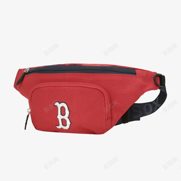 复古运动腰包BOSTONREDSOXpng_新图网 https://ixintu.com 复古 运动 腰包