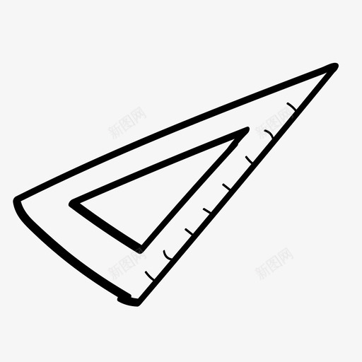 尺手绘英寸svg_新图网 https://ixintu.com 手绘 英寸 长度 刻度 方形