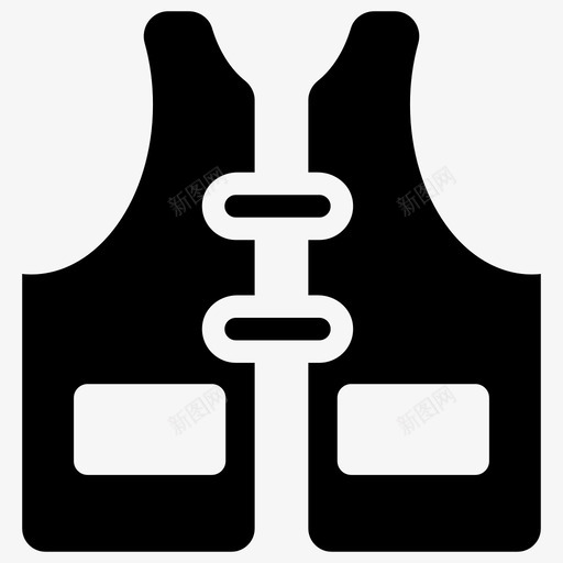 救生衣防弹背心防弹衣svg_新图网 https://ixintu.com 救生衣 背心 防弹衣 防弹 军用 兵役 字形 图标