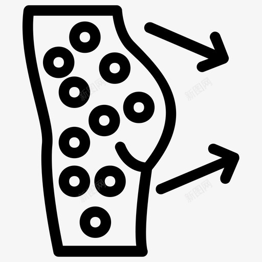 抽脂皮肤科减肥svg_新图网 https://ixintu.com 皮肤科 抽脂 减肥 整形 手术 皮肤 线图 图标