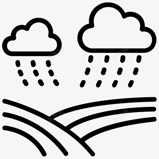 多雨气候多云预报多云天气svg_新图网 https://ixintu.com 多雨 气候 多云 天气 预报 暴雨 农田 景观