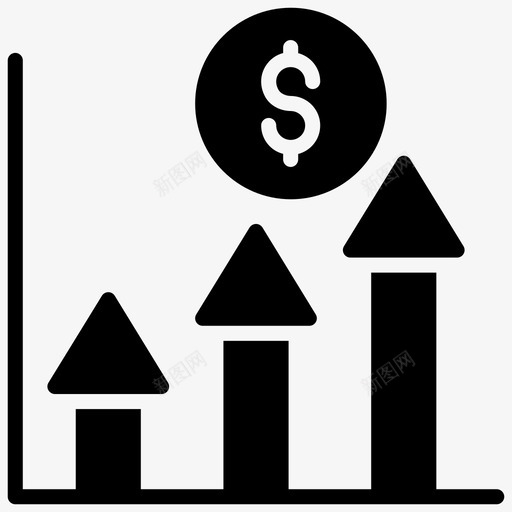 增长图业务分析业务利润svg_新图网 https://ixintu.com 增长 业务 分析 利润 财务分析 储蓄 投资 字形 图标