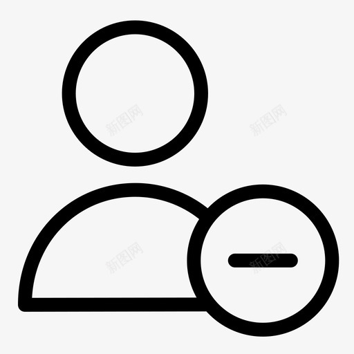 用户删除头像减号svg_新图网 https://ixintu.com 用户 删除 头像 减号 配置文件 基本 图标