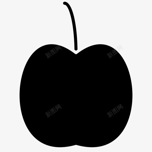 苹果科学黑svg_新图网 https://ixintu.com 苹果 科学