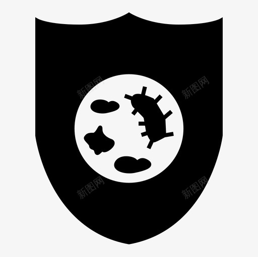细菌清洁卫生svg_新图网 https://ixintu.com 细菌 清洁卫生 保护 卫生