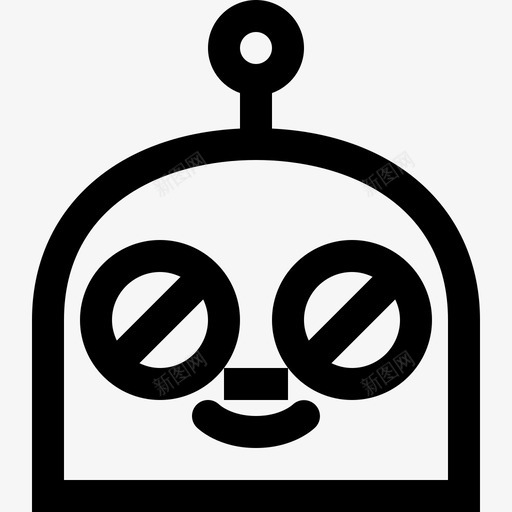 机器人表情小丑化身表情符号svg_新图网 https://ixintu.com 表情 机器人 小丑 化身 符号
