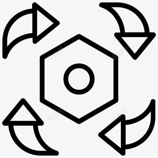 分子反应化学医学svg_新图网 https://ixintu.com 反应 分子 化学 医学 顺时针 实验室 实验 生物 信息 生物工程 线图