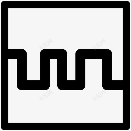 音频信号电子音乐声音svg_新图网 https://ixintu.com 音频 信号 电子音乐 声音 方波