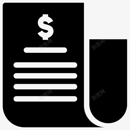 资产负债表银行文件svg_新图网 https://ixintu.com 资产负债表 银行 金融 文件 票据 实体