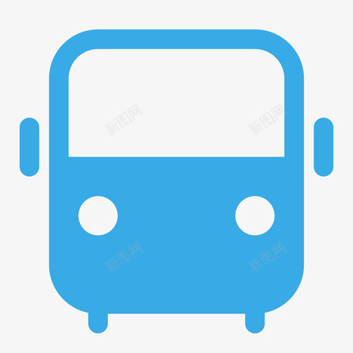 交通公交车看房团大巴面性svg_新图网 https://ixintu.com 交通 公交车 看房团 大巴 面性