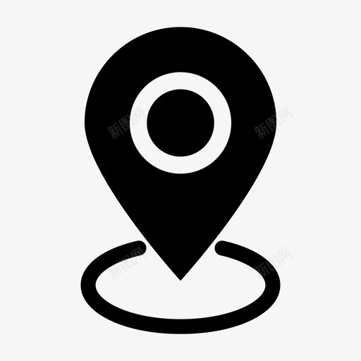 位置区域图钉svg_新图网 https://ixintu.com 位置 区域 位置图 图钉 地图 用户界面 广告 网页设计 图标