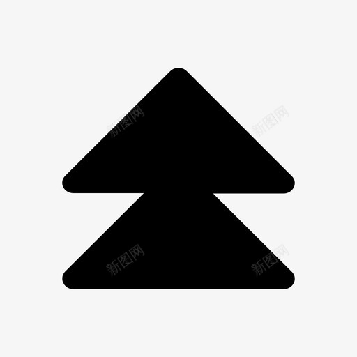 上载向上箭头箭头图标集1svg_新图网 https://ixintu.com 上载 箭头 向上 图标
