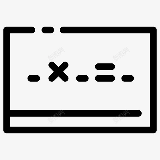 黑板教育学习svg_新图网 https://ixintu.com 黑板 教育 教育学 学习 数学 儿童游戏