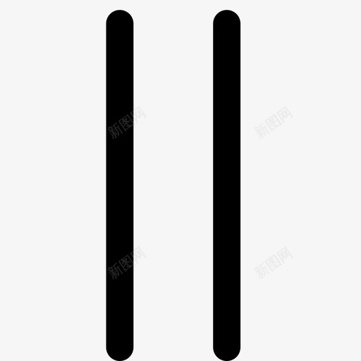 暂停键01svg_新图网 https://ixintu.com 暂停