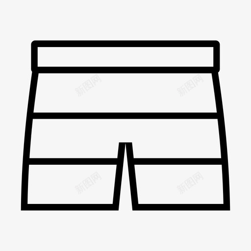 短裤拳击手时尚svg_新图网 https://ixintu.com 短裤 拳击手 时尚 裤子 夏天