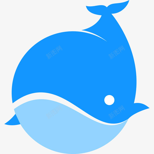 多尔鲸鱼标志svg_新图网 https://ixintu.com 多尔 鲸鱼 标志 多色 简约