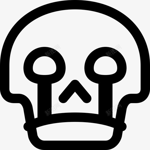 骷髅脸哭泣化身表情符号svg_新图网 https://ixintu.com 骷髅 哭泣 表情 符号 化身