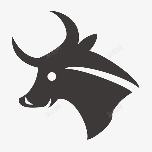 OX牛svg_新图网 https://ixintu.com 单色 多色 可爱 简约 扁平 填充