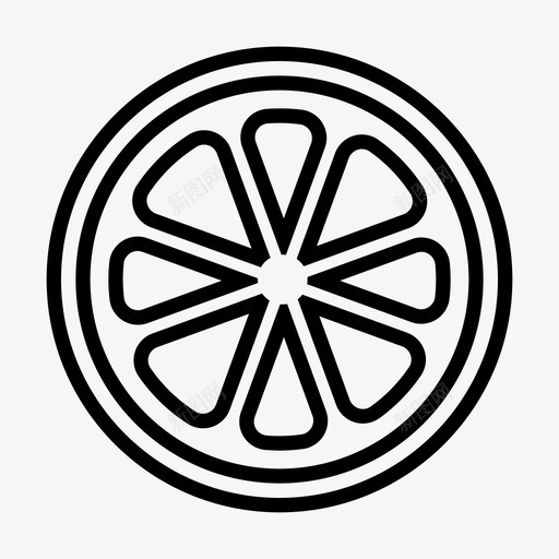 橘子柑橘吃svg_新图网 https://ixintu.com 柑橘 橘子 吃食 食物 水果