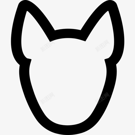 狗头websvg_新图网 https://ixintu.com 哈士奇头像 狗头