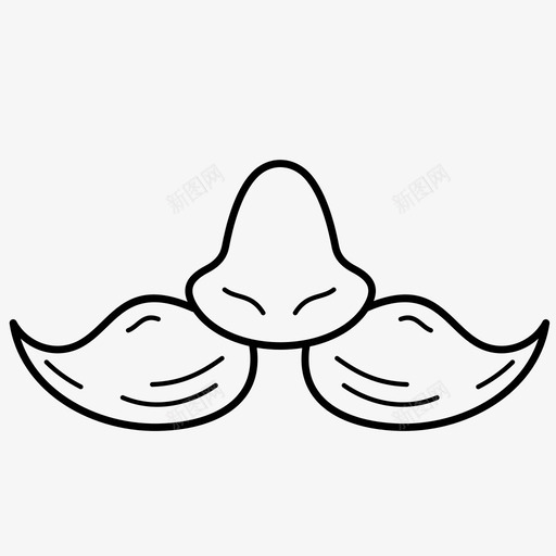 圣诞精灵胡子鼻子svg_新图网 https://ixintu.com 圣诞 精灵 胡子 鼻子 派对 摄影 道具