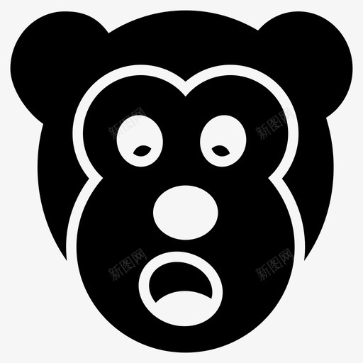 惊讶表情符号心svg_新图网 https://ixintu.com 表情 符号 笑脸 惊讶 第二