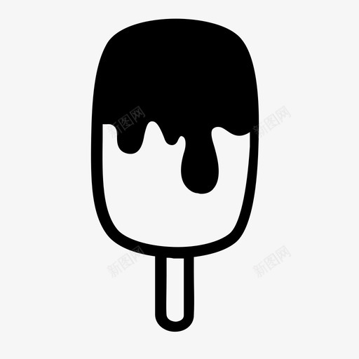 冰棒冰激凌甜的svg_新图网 https://ixintu.com 冰棒 冰激凌 甜的