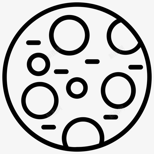 水星行星太阳系svg_新图网 https://ixintu.com 行星 水星 太阳系 最里 面的 太空 图标