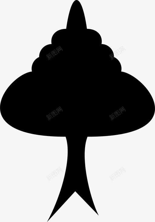 树灌木绿色svg_新图网 https://ixintu.com 灌木 绿色 生长 植物
