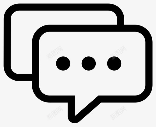 群发消息svg_新图网 https://ixintu.com 群发 消息