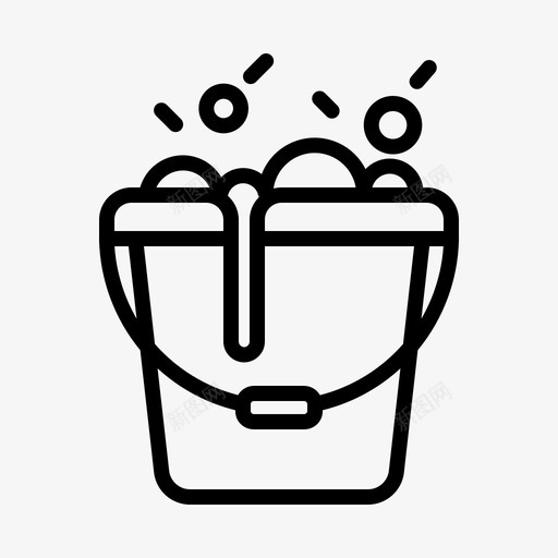 水桶清洁卫生svg_新图网 https://ixintu.com 水桶 清洁卫生 洗衣 洗涤