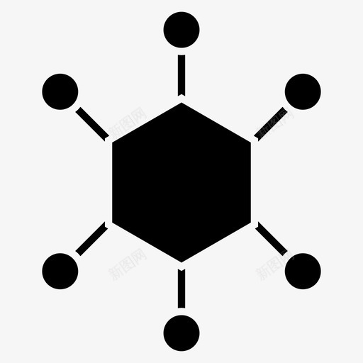 分子化学科学黑暗svg_新图网 https://ixintu.com 分子 化学 科学 黑暗