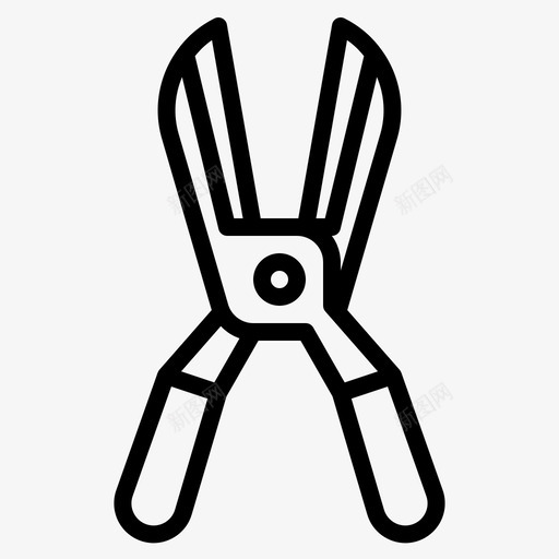 树篱剪剪园艺svg_新图网 https://ixintu.com 园艺 工具 树篱 剪树 篱剪 修剪