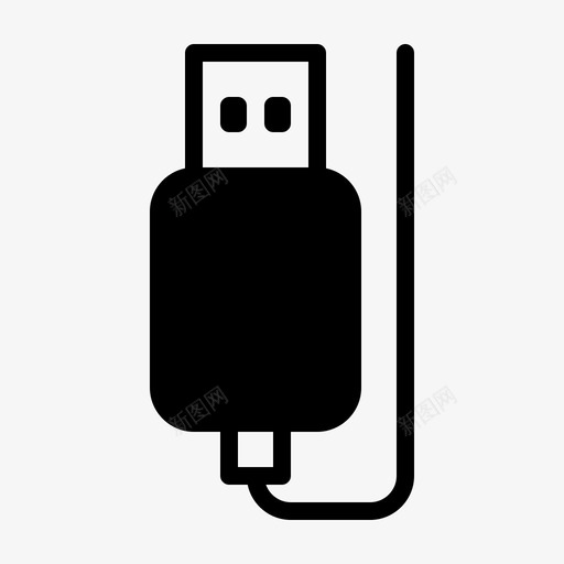 数据线连接器传输svg_新图网 https://ixintu.com 数据线 连接器 传输 通信 信和 媒体