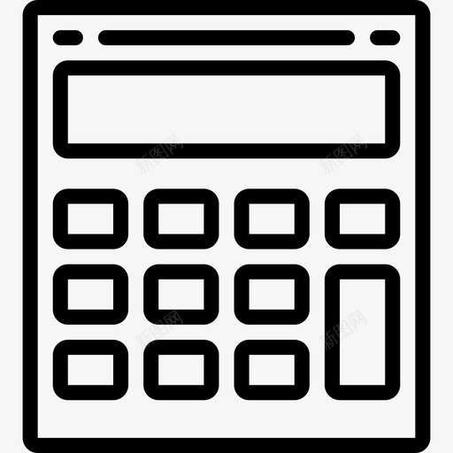 计算器会计加法svg_新图网 https://ixintu.com 计算器 会计 加法 基础 数学基础