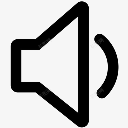 扬声器iconsvg_新图网 https://ixintu.com 扬声器