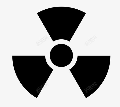 核标志危险辐射svg_新图网 https://ixintu.com 标志 危险 辐射 符号 有毒