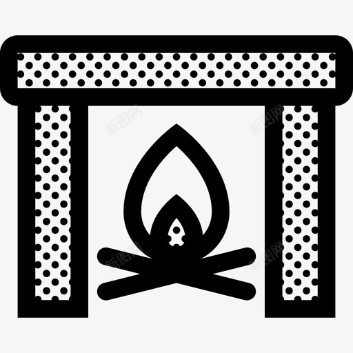 烟囱壁炉房间svg_新图网 https://ixintu.com 烟囱 壁炉 房间 暖气 冬天 七杂 八的