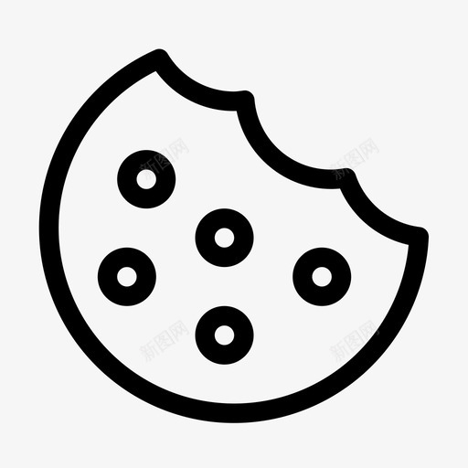 饼干巧克力点心svg_新图网 https://ixintu.com 饼干 巧克力 点心