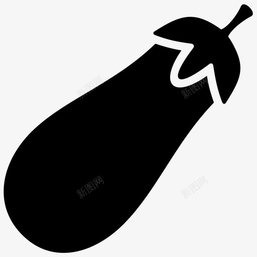 茄子食品健康svg_新图网 https://ixintu.com 茄子 食品 健康 自然 蔬菜
